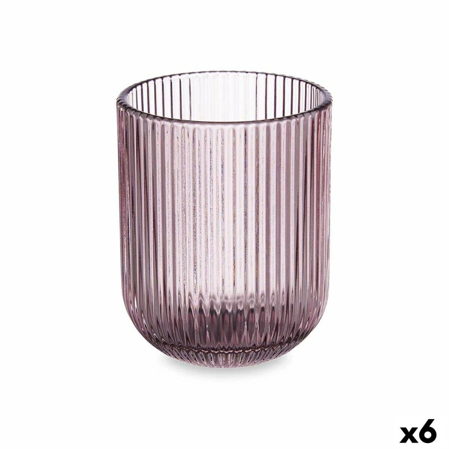 Glas Striber Pink Krystal 270 ml (6 enheder) #1