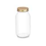 Beholder Vivalto LGMS01-PK Gennemsigtig Gylden 950 ml (12 enheder) #2