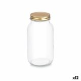 Beholder Vivalto LGMS01-PK Gennemsigtig Gylden 950 ml (12 enheder) #1