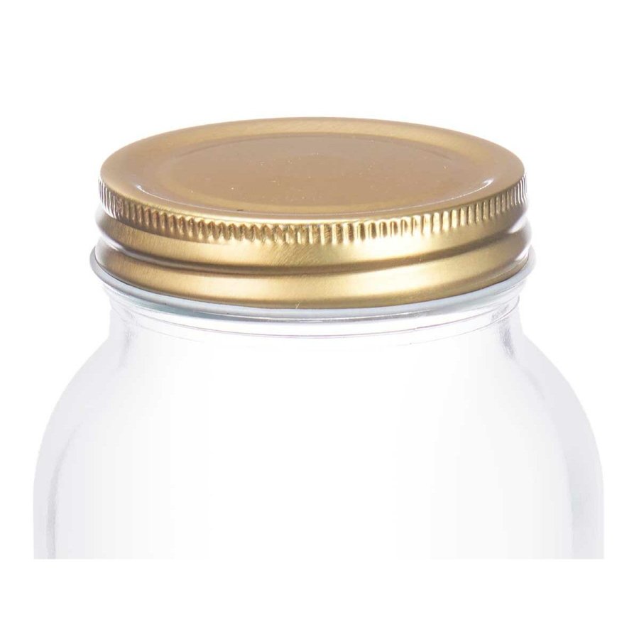 Beholder Vivalto LGMS01-PK Gennemsigtig Gylden 950 ml (12 enheder) #3