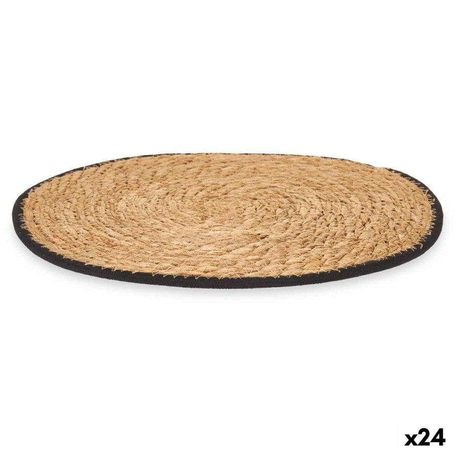 Dkkeserviet Sort Bomuld Tang (24 enheder) #1