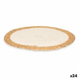 Dkkeserviet Kinvara TS23885-W Hvid Bomuld Tang 35 x 0,6 x 35 cm (24 enheder) #1