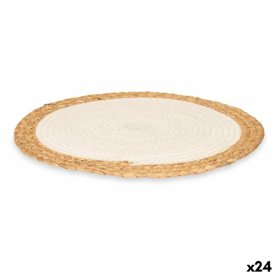 Dkkeserviet Kinvara TS23885-W Hvid Bomuld Tang 35 x 0,6 x 35 cm (24 enheder) #1