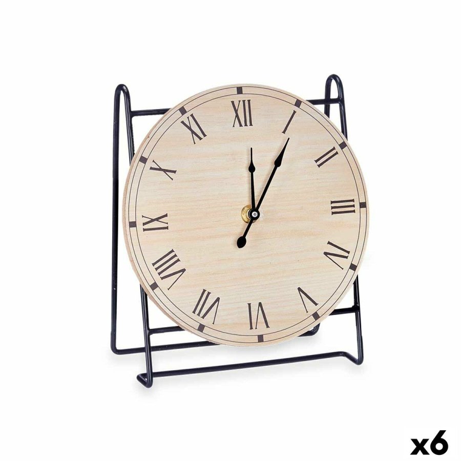 Namizna ura Sort Metal Tr MDF 19 x 21 x 9 cm (6 enheder) #1