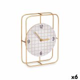 Namizna ura I tern Sort Metal Tr MDF 18,5 x 25,5 x 6 cm (6 enheder) #1