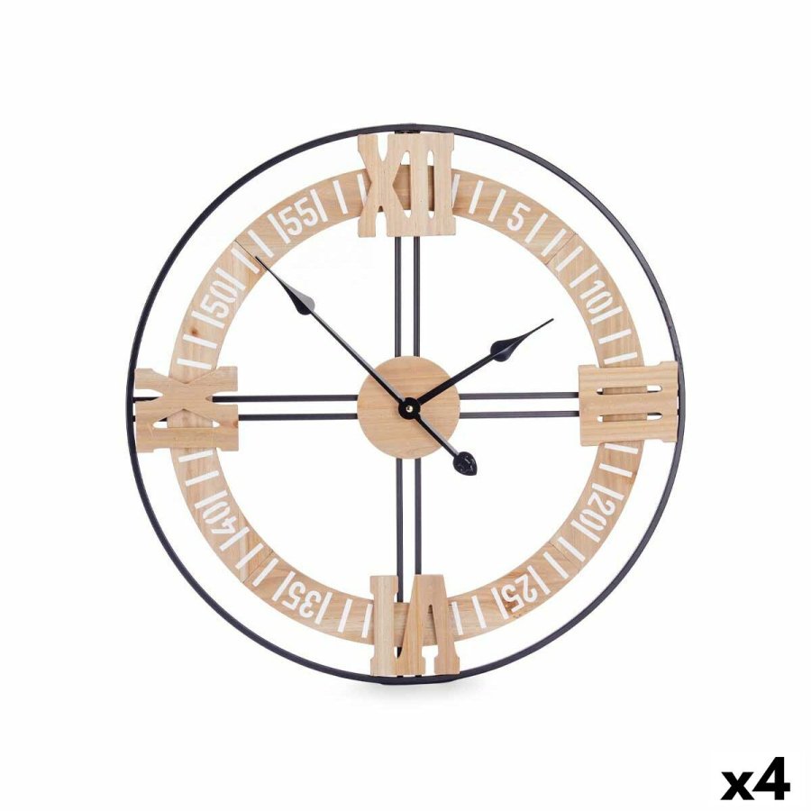 Vgur Sort Metal Tr MDF 60 x 60 x 5 cm (4 enheder) #1
