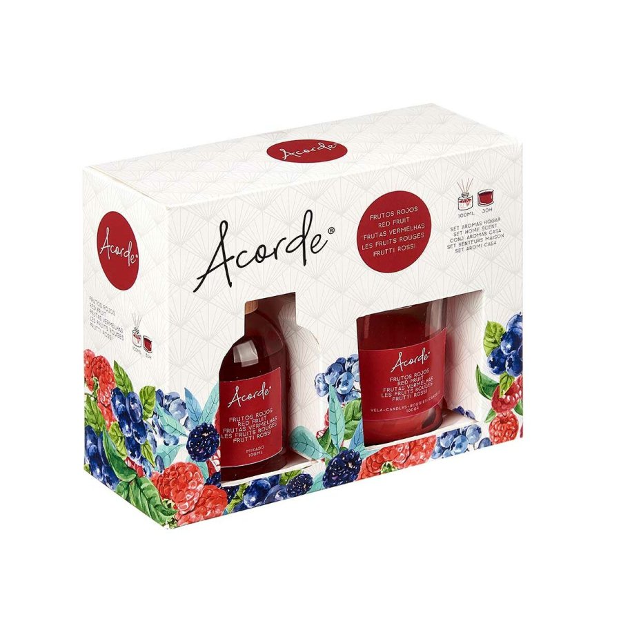 St med luftfriskere Acorde A-924A Rde Frugter 100 ml (6 enheder) #9