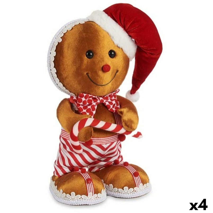 Dekorativ figur Kiks Brun Rd polystyren 19 x 33 x 15 cm (4 enheder) #1