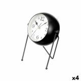 Namizna ura Sort Metal 18 x 21 x 12 cm (4 enheder) #1
