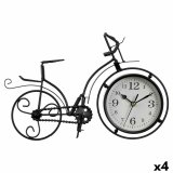 Namizna ura Cykel Sort Metal 33 x 22,5 x 4,2 cm (4 enheder) #1