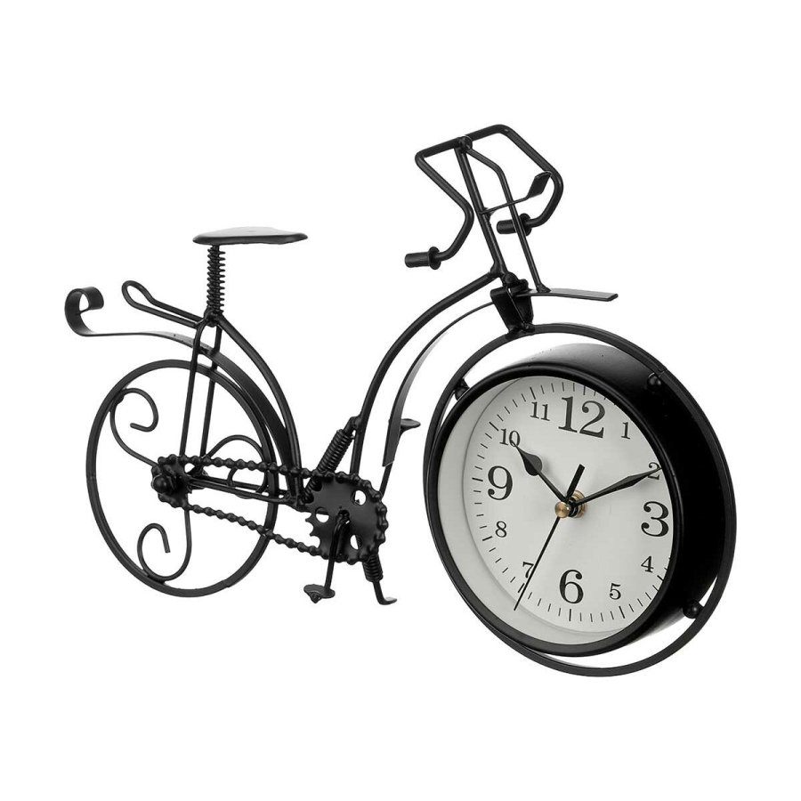 Namizna ura Cykel Sort Metal 33 x 22,5 x 4,2 cm (4 enheder) #5