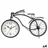 Namizna ura Cykel Sort Metal 36 x 22 x 7 cm (4 enheder) #1