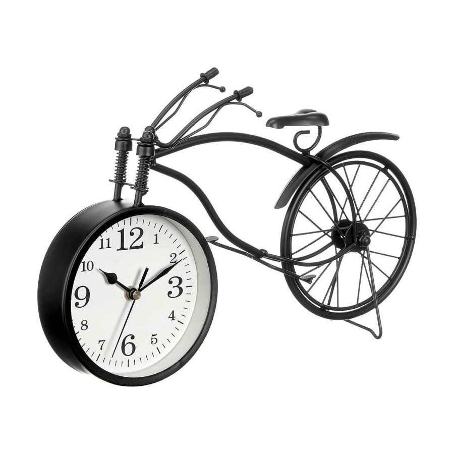 Namizna ura Cykel Sort Metal 36 x 22 x 7 cm (4 enheder) #5