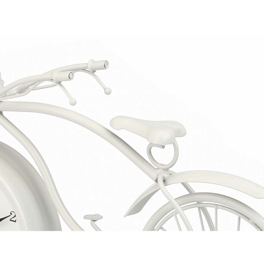 Namizna ura Cykel Hvid Metal 36 x 22 x 7 cm (4 enheder) #5
