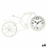 Namizna ura Cykel Hvid Metal 40 x 19,5 x 7 cm (4 enheder) #1
