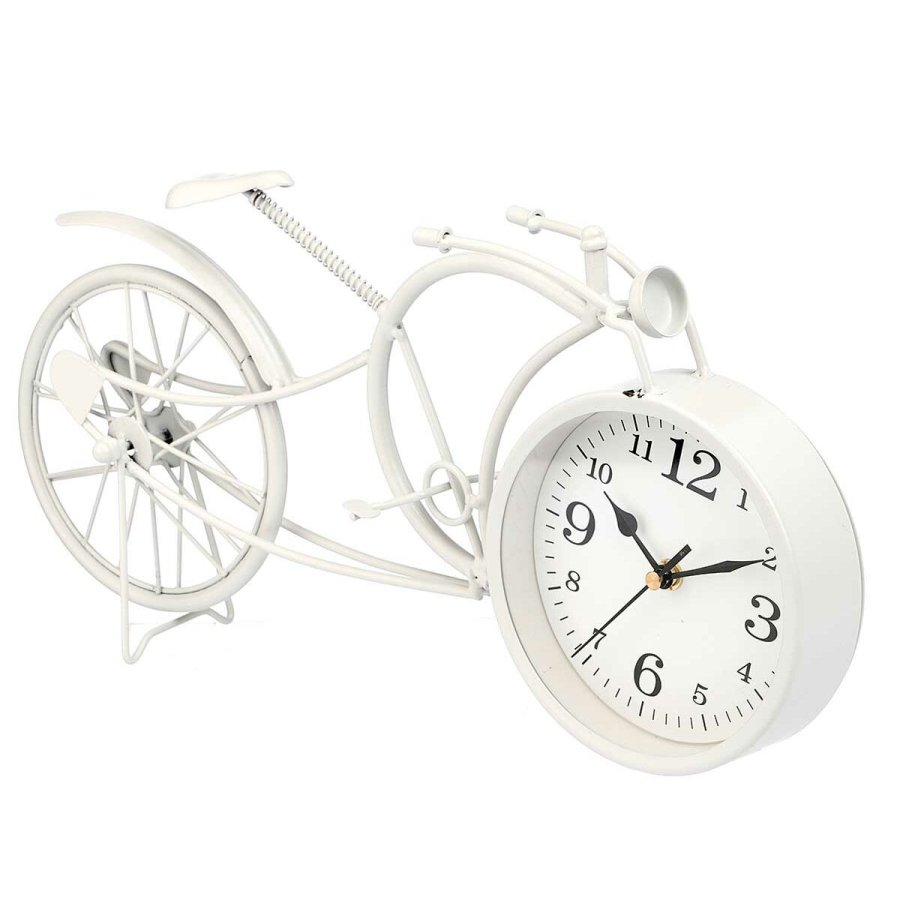 Namizna ura Cykel Hvid Metal 40 x 19,5 x 7 cm (4 enheder) #5