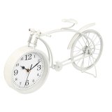 Namizna ura Cykel Hvid Metal 38 x 20 x 4 cm (4 enheder) #5