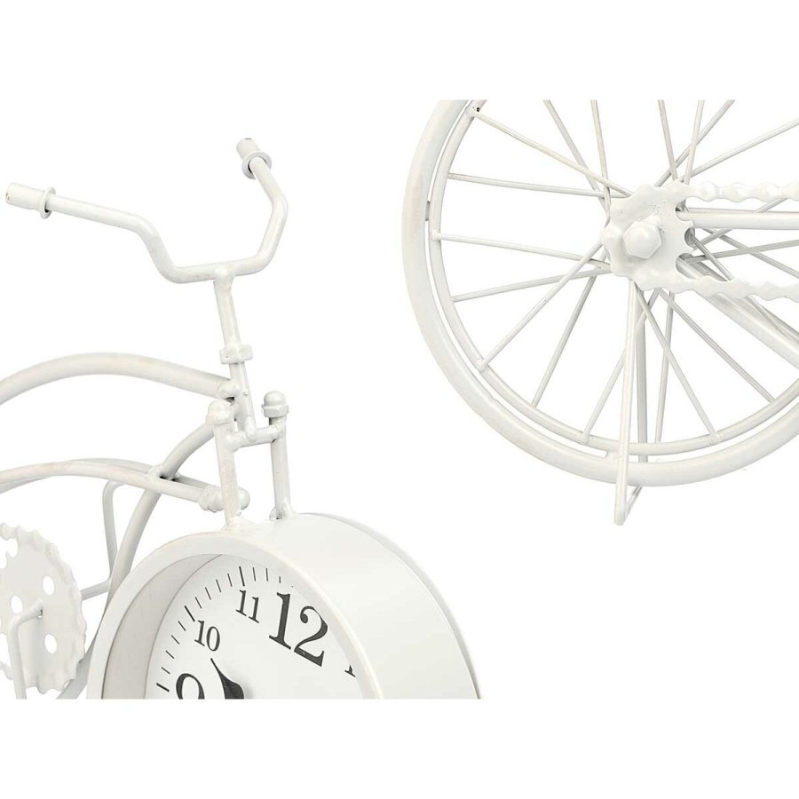 Namizna ura Cykel Hvid Metal 42 x 24 x 10 cm (4 enheder) #9