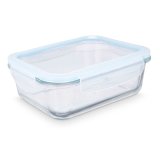 Madkasse Vivalto 90549 Gennemsigtig Silikone Borosilikatglas 1 L 22 x 7 x 16,5 cm (12 enheder) #2