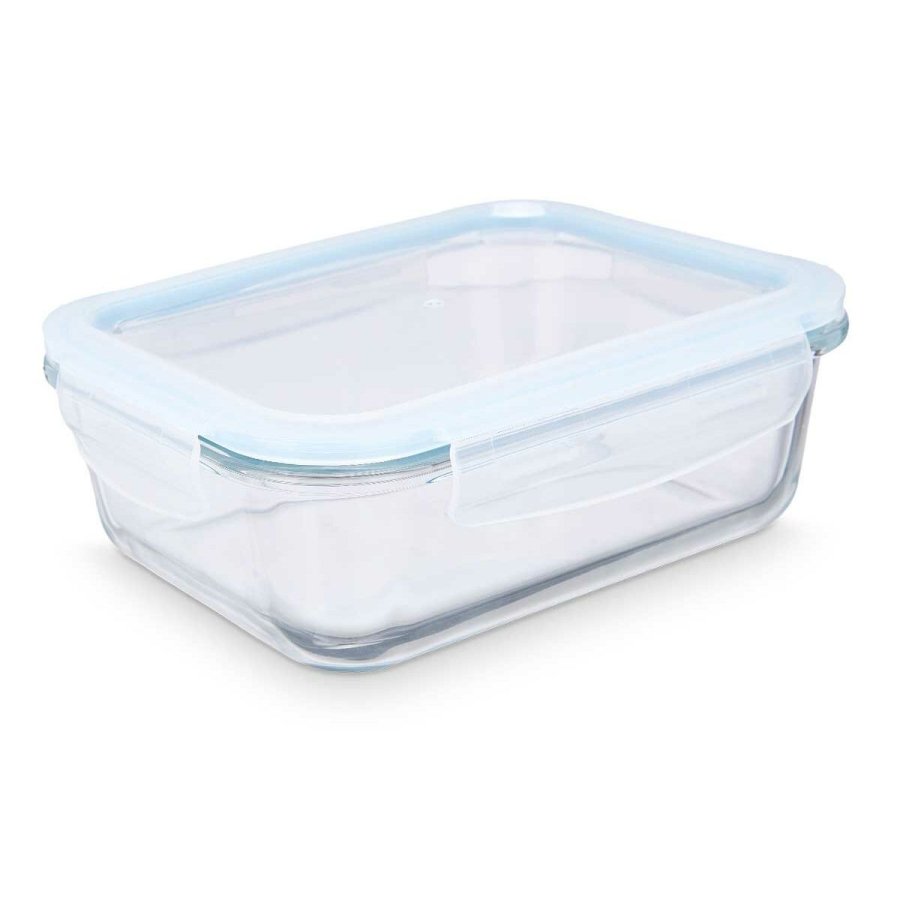 Madkasse Vivalto 90549 Gennemsigtig Silikone Borosilikatglas 1 L 22 x 7 x 16,5 cm (12 enheder) #2