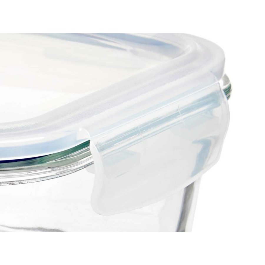 Madkasse Vivalto 90549 Gennemsigtig Silikone Borosilikatglas 1 L 22 x 7 x 16,5 cm (12 enheder) #4