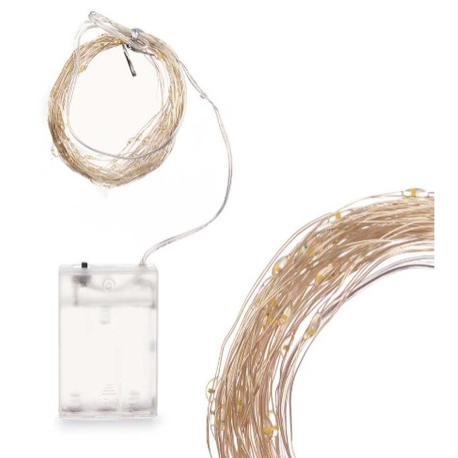 LED guirlande Gift Decor BL-010 BL-010 Hvid Varmt lys 10,4 m 16 x 10 x 6 cm (12 enheder) #2