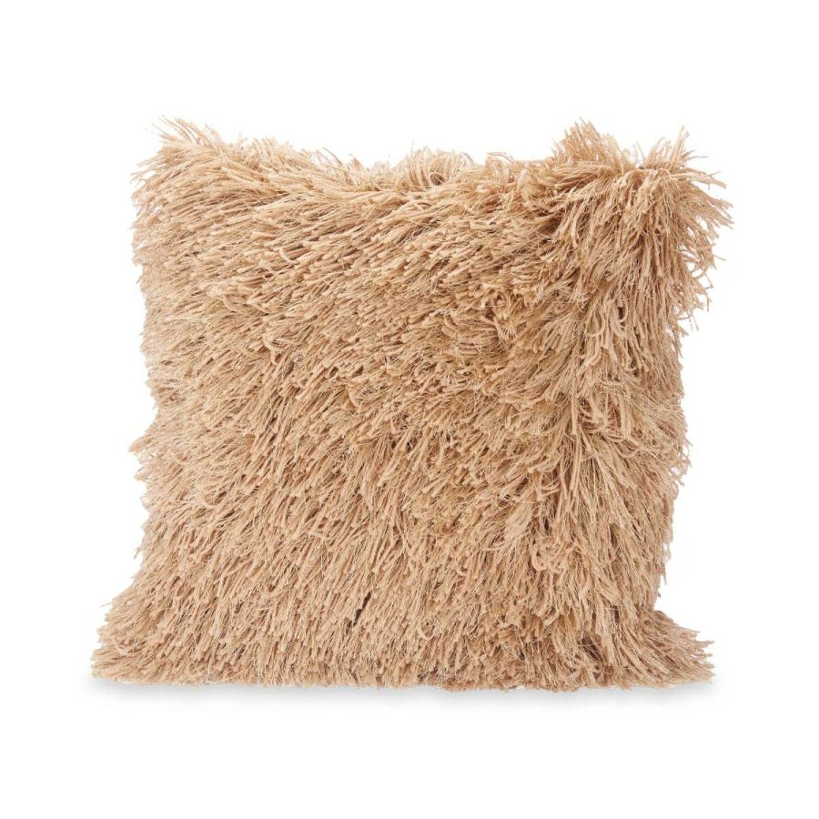 Pude Beige Bomuld Polyester 45 x 2 x 45 cm (6 enheder) #2