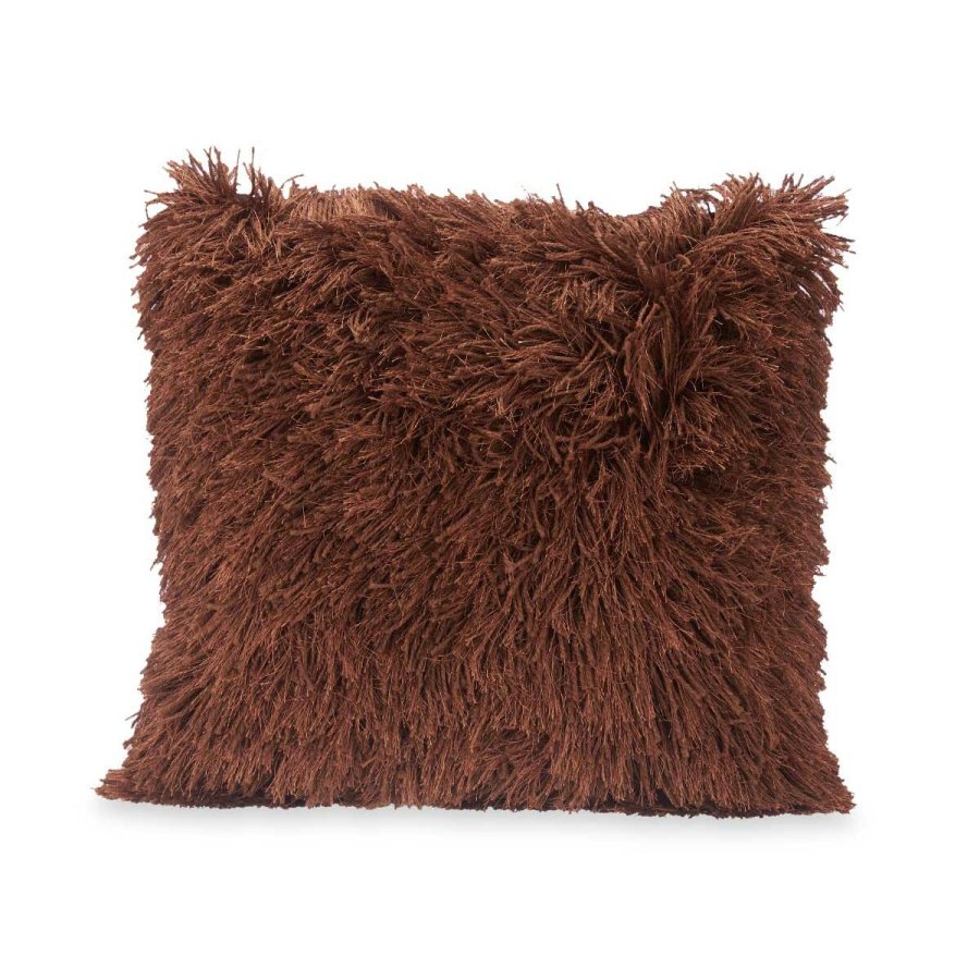 Pude Brun Bomuld Polyester 45 x 2 x 45 cm (6 enheder) #2