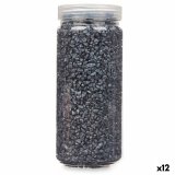 Dekorative sten Gift Decor 2341DC-Z13 2341DC-Z13 Sort 2 - 5 mm 700 g 6,5 x 15,5 x 6,5 cm 6,2 x 15,3 x 6,2 cm (12 enheder) #1