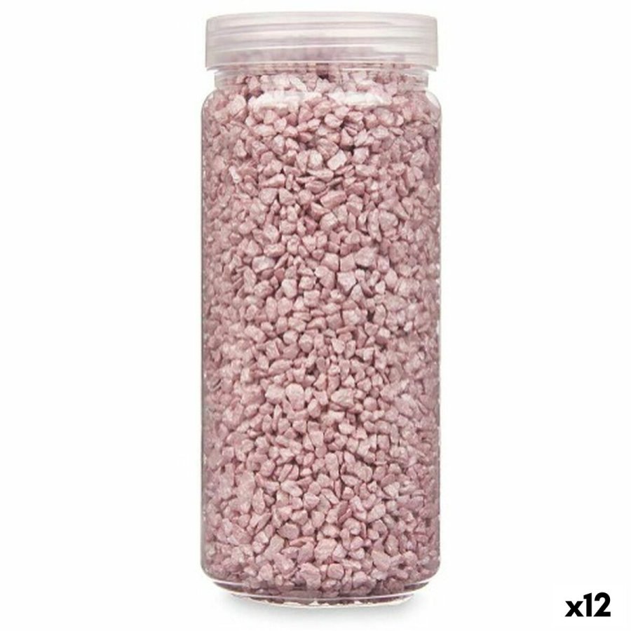 Dekorative sten Gift Decor 2341DC-Z8 2341DC-Z8 Pink 2 - 5 mm 700 g 6,5 x 15,5 x 6,5 cm 6,2 x 15,3 x 6,2 cm (12 enheder) #1