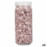 Dekorative sten Gift Decor 2344DC-CZ8 2344DC-CZ8 Pink 10 - 20 mm 700 g 6,2 x 15,3 x 6,2 cm 6,5 x 15,8 x 6,5 cm (12 enheder) #1