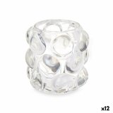 Lyseholder Gift Decor GJS8585L-T GJS8585L-T Gennemsigtig Krystal 8,4 x 9 x 8,4 cm Mikro perler (12 enheder) #1