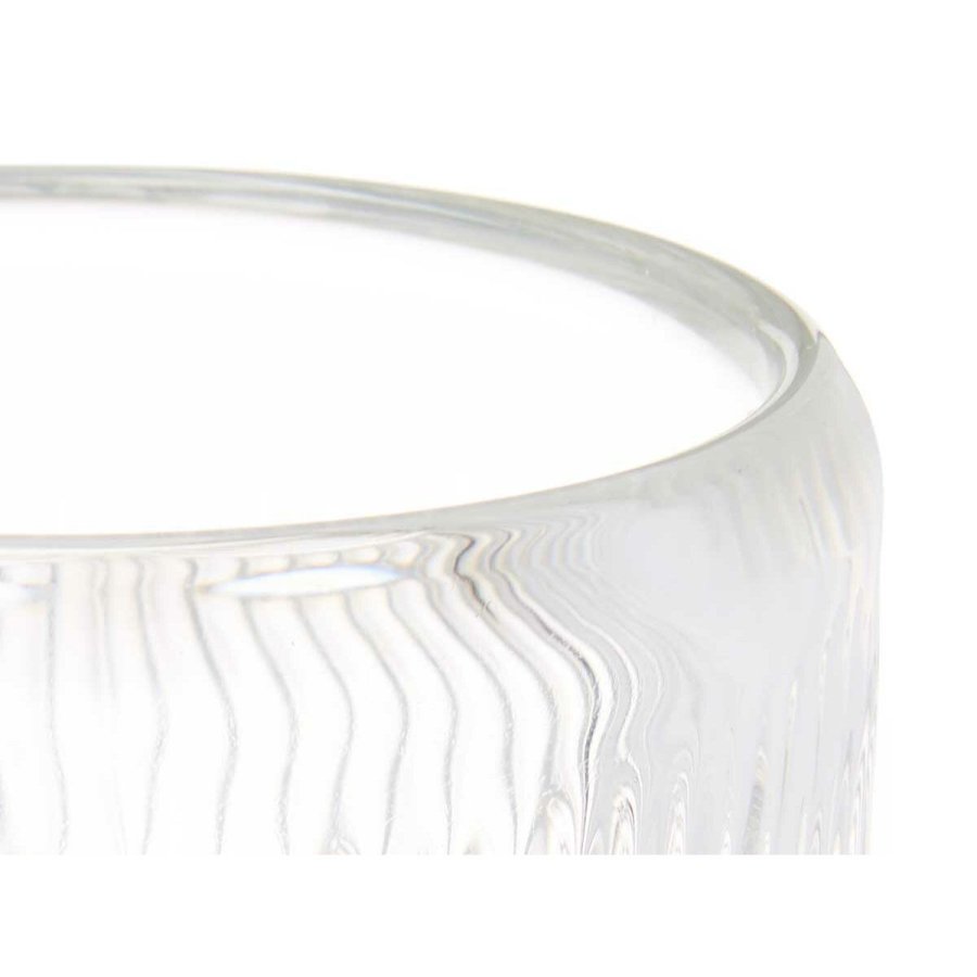 Lyseholder Gift Decor GJS1010BMS-T GJS1010BMS-T Gennemsigtig Krystal 9 x 9,5 x 9 cm Striber (12 enheder) #4