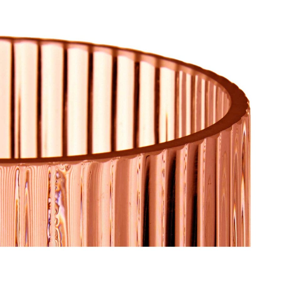 Vase Gift Decor VGSY0823S-R VGSY0823S-R Orange Flise Krystal Striber 8 x 23 x 8 cm (8 enheder) #3