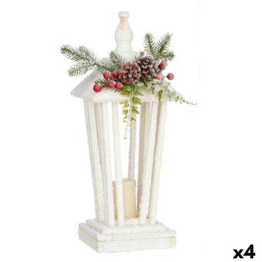 LED-lanterne Hvid 16 x 48 x 16 cm (4 enheder) #1