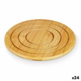Dkkeserviet Kinvara 897 Natur Bambus Cirkulr 19 x 1 x 19 cm (24 enheder) #1