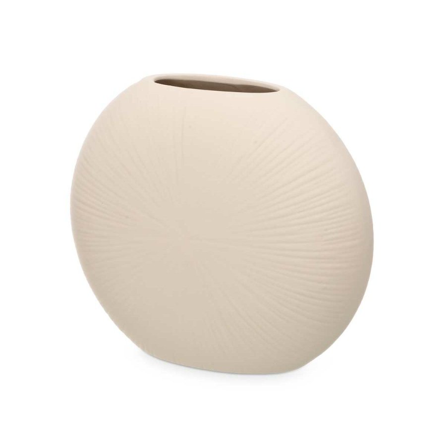 Vase Gift Decor 29/29-C 29/29-C Beige Keramik Cirkul�r 29 x 26 x 11 cm (4 enheder) #2