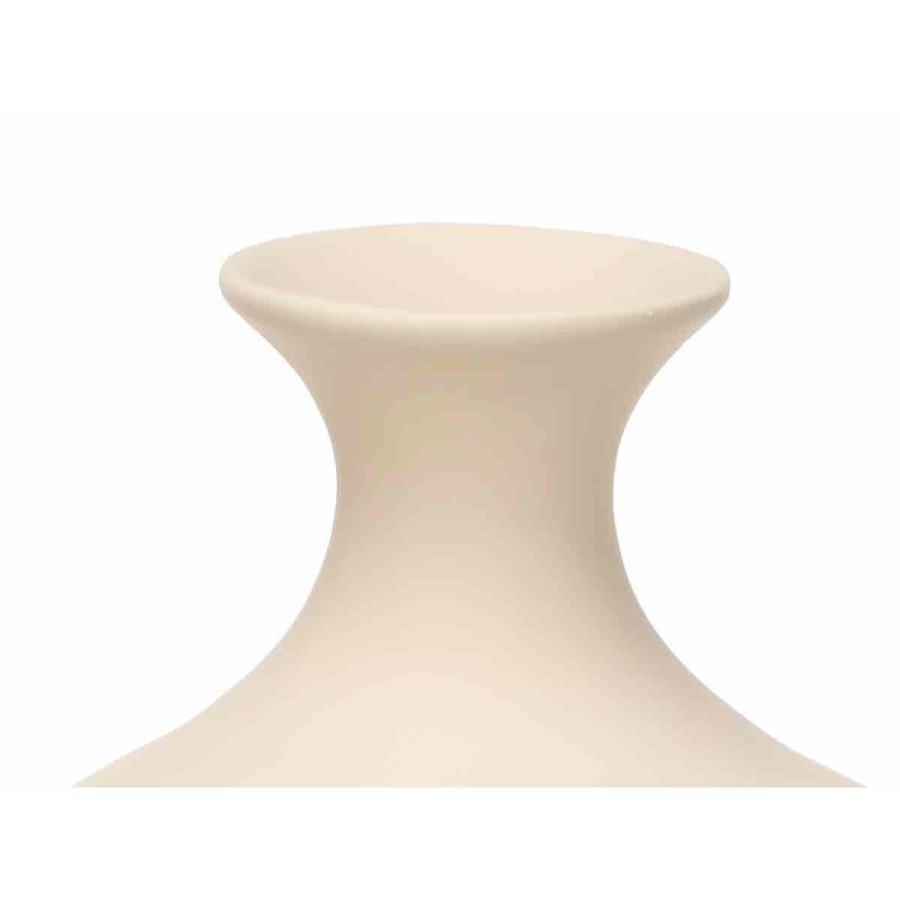 Vase Gift Decor 223-C 223-C Beige Keramik Striber 21 x 39 x 21 cm (2 enheder) #4