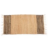 Tppe Sort Natur Striber 70 x 1 x 140 cm (8 enheder) #5