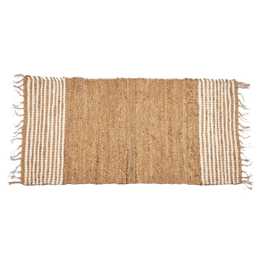 Tppe Sort Natur Striber 70 x 1 x 140 cm (8 enheder) #5