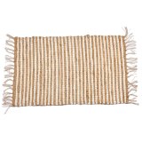 Tppe Hvid Natur Striber 60 x 1 x 90 cm (12 enheder) #5