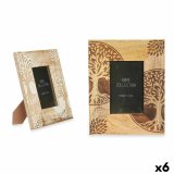 Fotoramme Hvid Brun Mangotr Livets tr 20 x 25 x 1,5 cm (6 enheder) #1