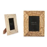 Fotoramme Hvid Brun Mangotr Buddha 22,3 x 28 x 1,5 cm (6 enheder) #5