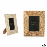 Fotoramme Hvid Brun Mangotr Buddha 22,3 x 28 x 1,5 cm (6 enheder) #1