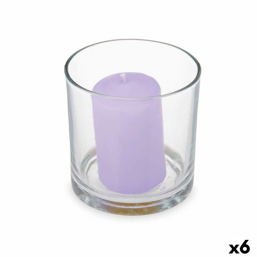 Duftlys Acorde 2-B-AR 2-B-AR Lavendel Glas (6 enheder) #1