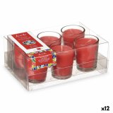 Dufte stearinlysst Acorde 48-A-AR 48-A-AR Rde Frugter Glas (12 enheder) #1