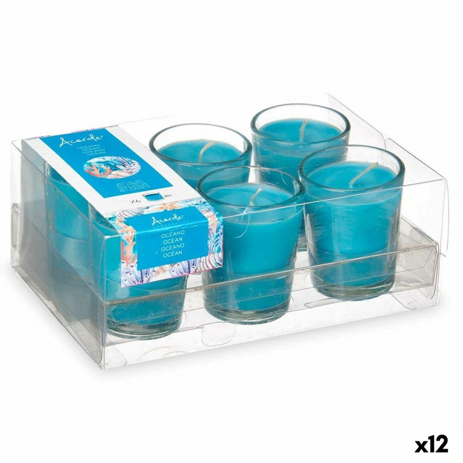 Dufte stearinlyss�t Acorde 48-E-AR 48-E-AR Hav Glas (12 enheder) #1