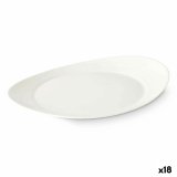 Flad Plade Vivalto LYBP-120 Hvid Opalglas 30,5 x 3 x 26 cm (18 enheder) #1