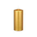 Stearinlys Acorde 92546 92546 Gylden 9 x 20 x 9 cm (8 enheder) #2