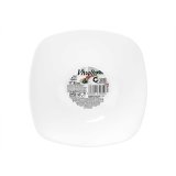 Snackskl Vivalto LFW-50 Hvid Opalglas Firkantet 11 x 4 x 11 cm (48 enheder) #3